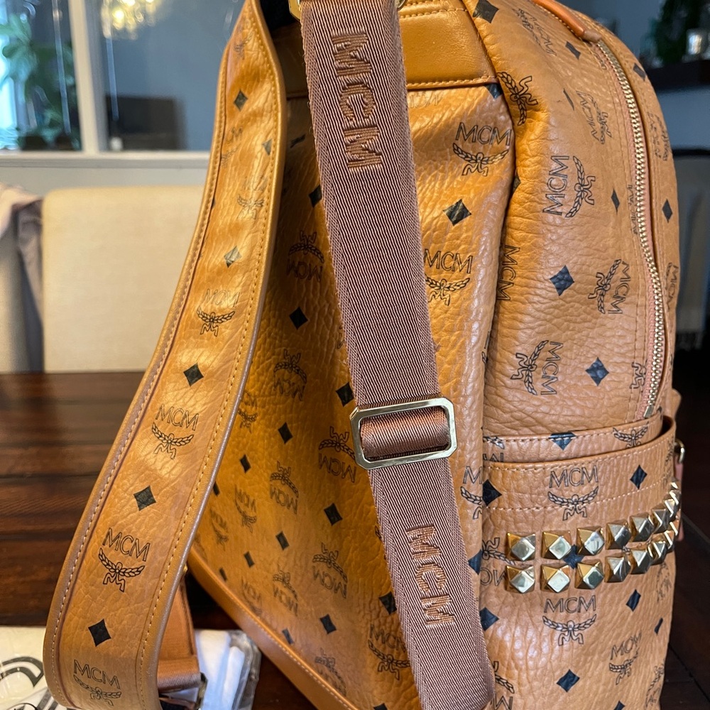 MCM Tan Backpack - Picture 10 of 14